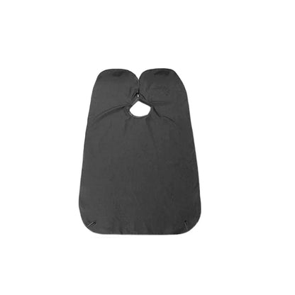 6027 Black Beard Apron Hair Clippings Catcher Grooming Bib - Zidbik