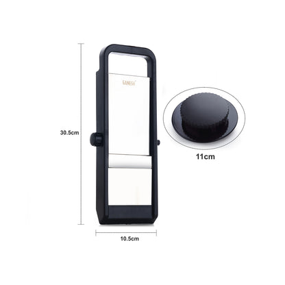 8120 Ganesh Adjustable Plastic Slicer 1-piece Blacksilver - Zidbik