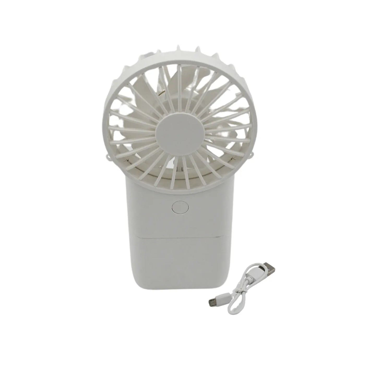 17730 Portable Small Electric Fan Handheld Fan With 3 Modes Usb Rechargeable Mini Student Handheld Class Personal Fan (1 Pc) - Zidbik