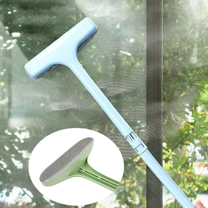Window Screen Cleaning Brush With Extendable Handle (1 Pc) - Zidbik