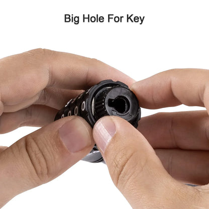 1518 Heavy Duty Multi-purpose Plastic Combination Lock For Helmet Multi Use - Zidbik