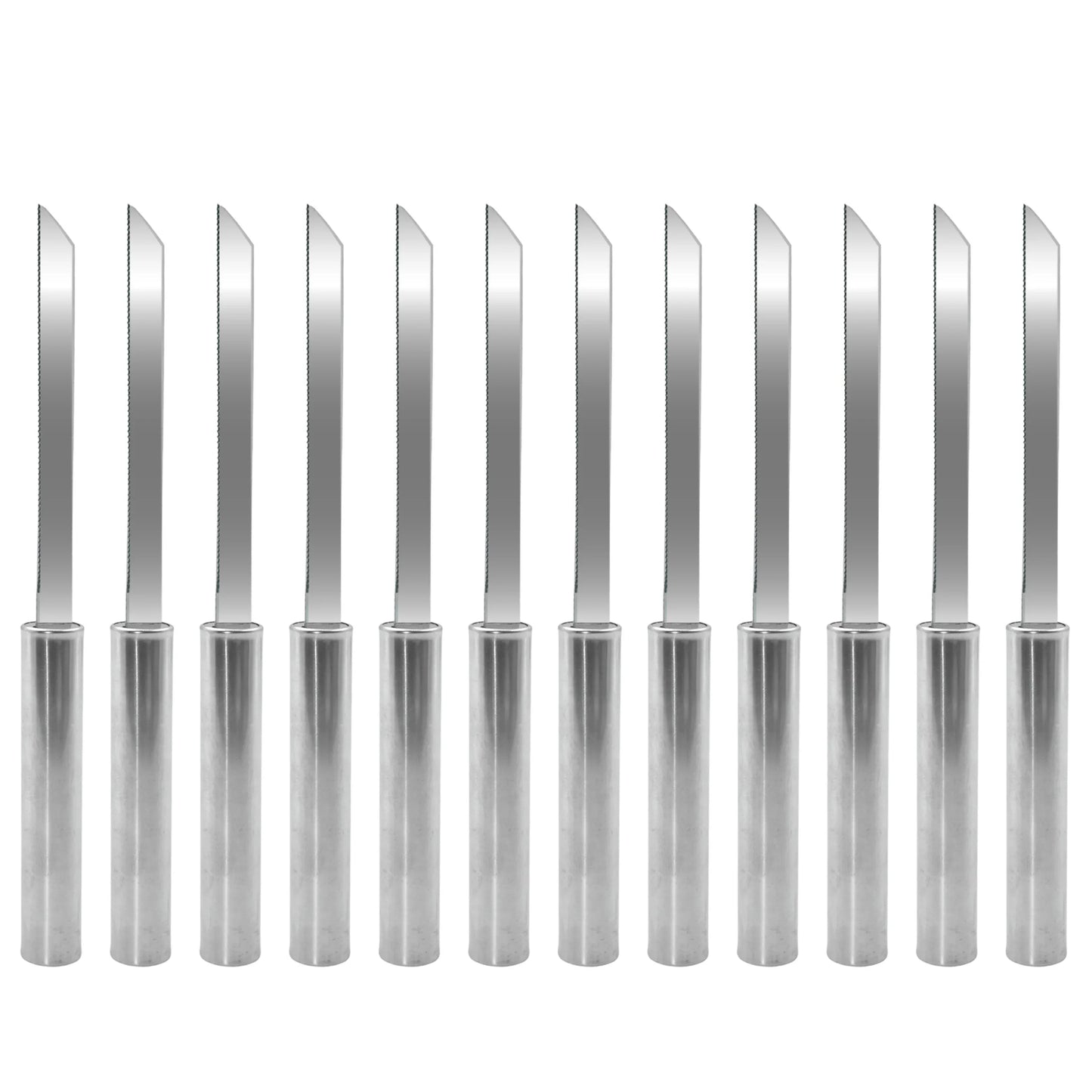 2579 Utility Knife Stainless Steel Blade With Strong Grip (Pack Of 12) - Zidbik