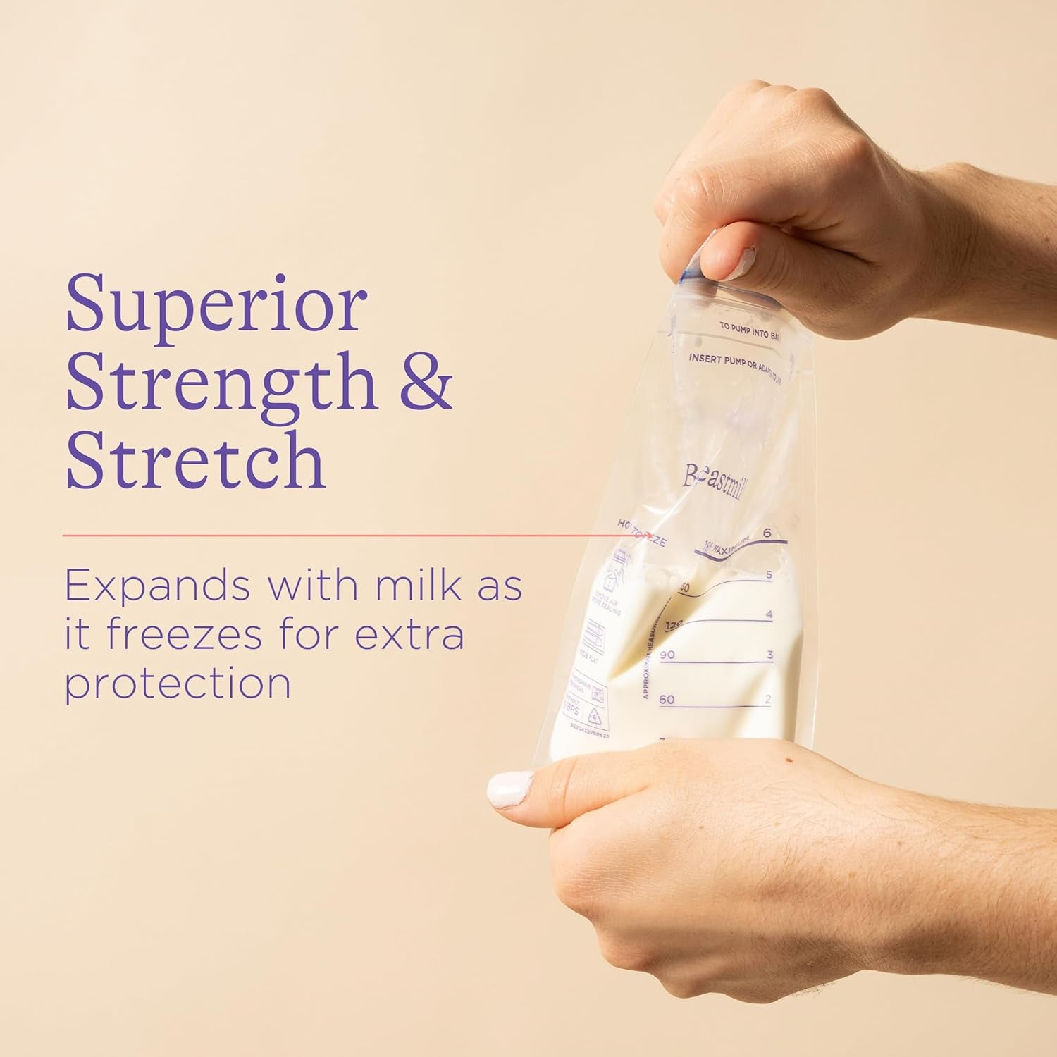 Breastmilk Storage Bags Double Zipper Seal (1 Pc) - Zidbik