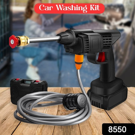 8550 48v Car Washing Kit Portable Pressure Washer With Rechargeable  Cordless Pressure Washer Gun  Handheld Pressure Washer For Car  Car Washer Gun (Type 1- Single Battery) - Zidbik