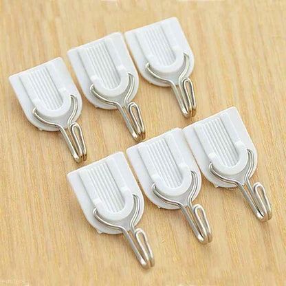 1627 Adhesive Sticker Abs Plastic Hook Towel Hanger For Kitchenbathroom - Zidbik