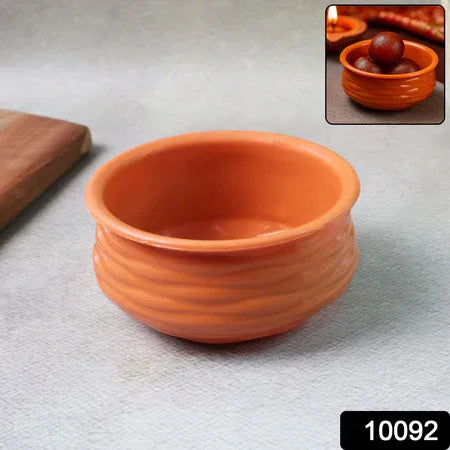 Classic Terracotta-style Handi Bowl (1 Pc) - Zidbik