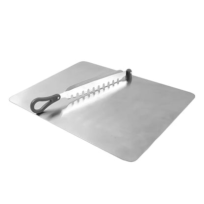 Supermom Stainless Steel Multifunctional Cut Chop Vegetable Slicer Tool (1 Pc) - Zidbik