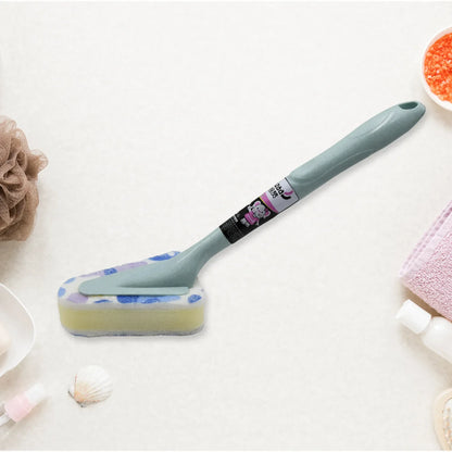 7223 Cleaning Supplies Kitchen Handle Universal Triangular Sponge Multifunctional Bathroom Brush Long Handle Kitchen Dining Bar - Zidbik