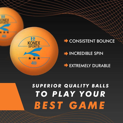 Professional Table Tennis Balls (6 Pc) - Zidbik