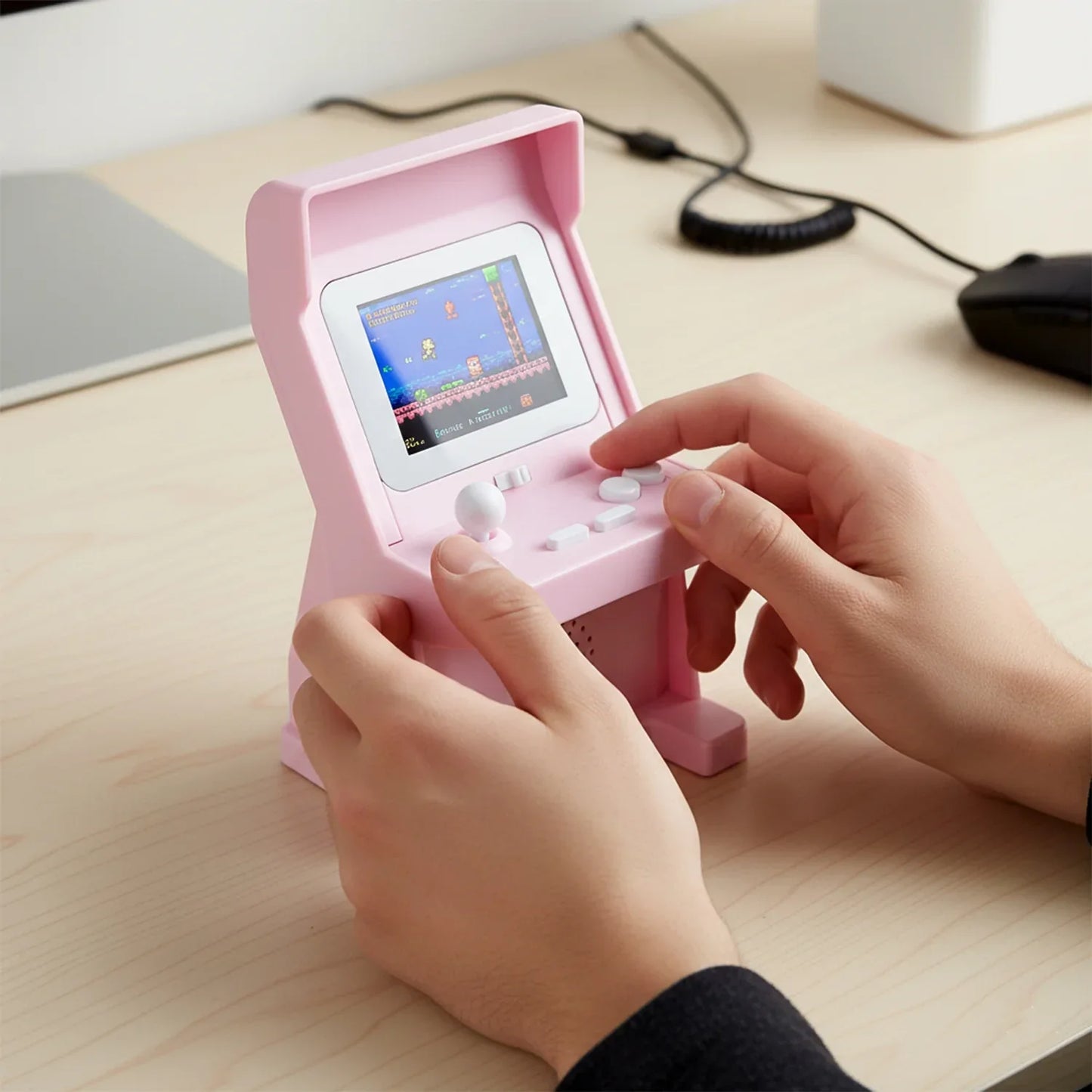 Mini Retro Arcade Gaming Console With 120 Built-in Classic Games - Zidbik