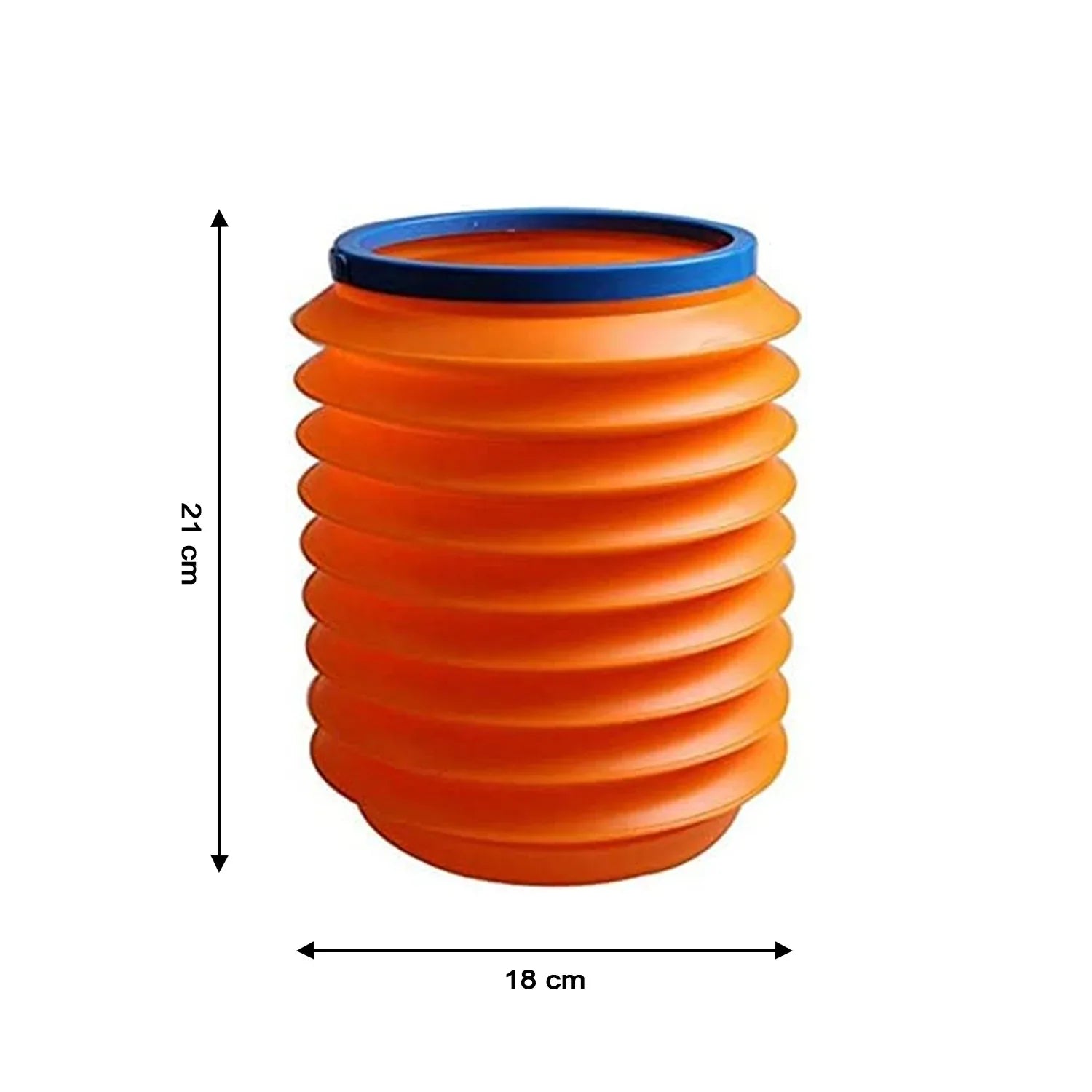 0237r Foldable Storage Bucket Water Container Dustbin Multiuse Bucket For Home Car Kitchen Use Bucket - Zidbik