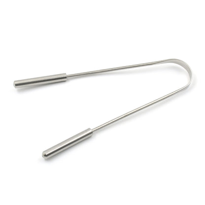 Tongue Cleaner For Kids  Adults  Tongue Scraper For Bad Breath Maintain Oral Hygiene For Daily Use  For Fresh Breath  Bacteria Removal  Improved Taste (Steel Copper Tongue Cleaner  1 Pc) - Zidbik