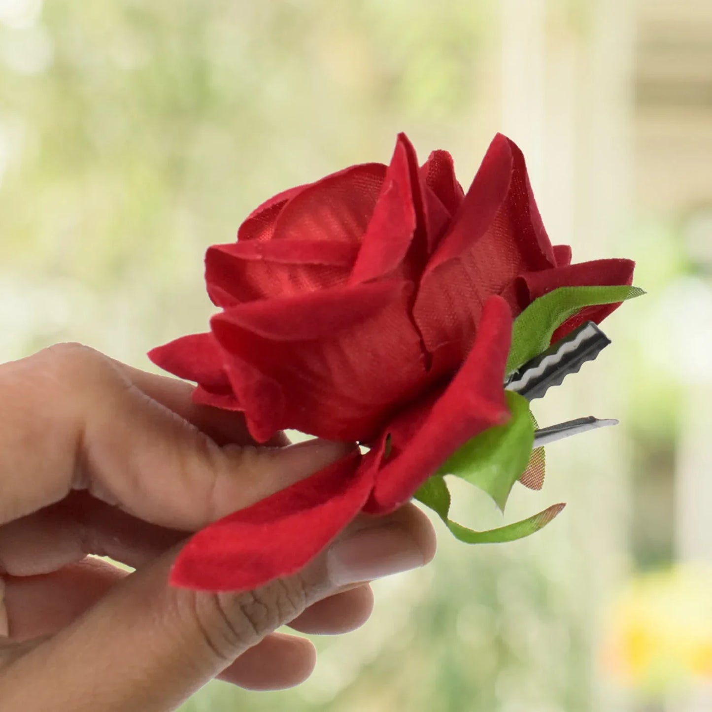 Colourful Flowing Flower Hair Pin (12 Pcs Set Mix Color) - Zidbik