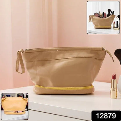 Spacious Cosmetic Makeup Storage Bag (1 Pc) - Zidbik