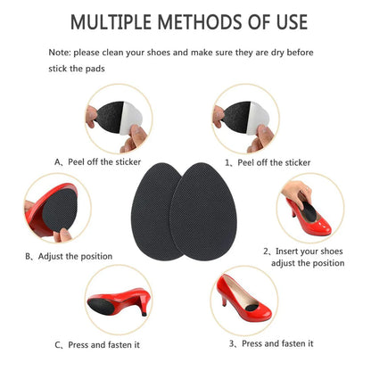Self Adhesive Anti Slip Grip Sticker For Shoes Sandals Heels (1 Pc) - Zidbik