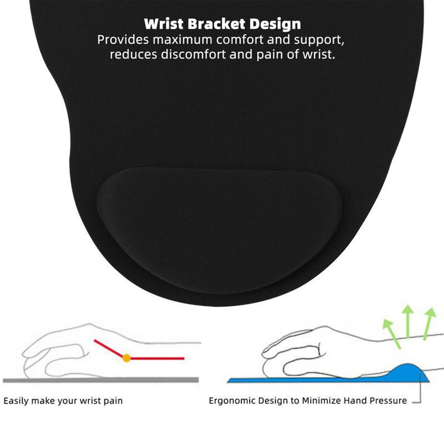 6161 Wrist S Mouse Pad Used For Mouse While Using Computer. - Zidbik