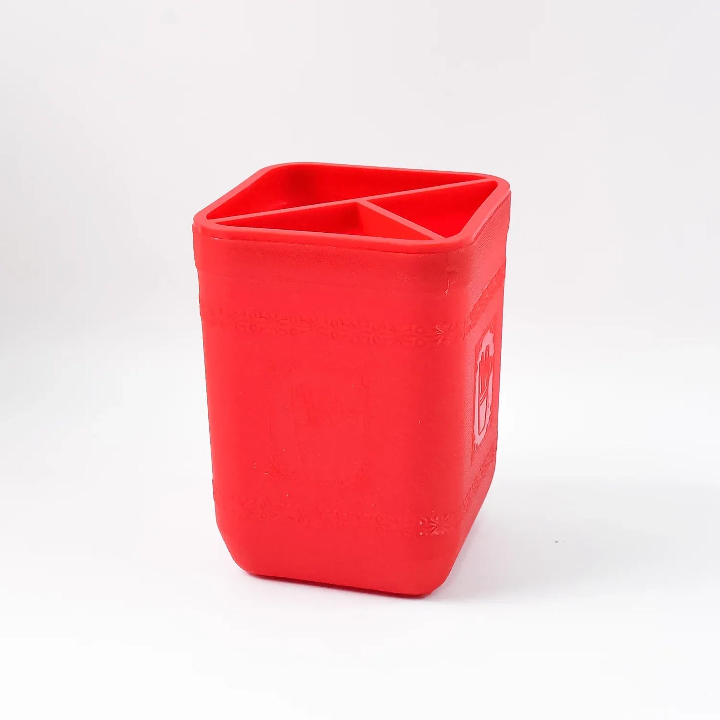 Officemate Pen Stand Tri-section Desk Organizer Stationery Pens Office Supplies - Zidbik