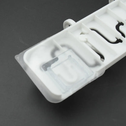 9431 Slideway Adjustable Hook Wall Adhesive Hook Plastic High Quality Hooks For Home Bathroom Use - Zidbik
