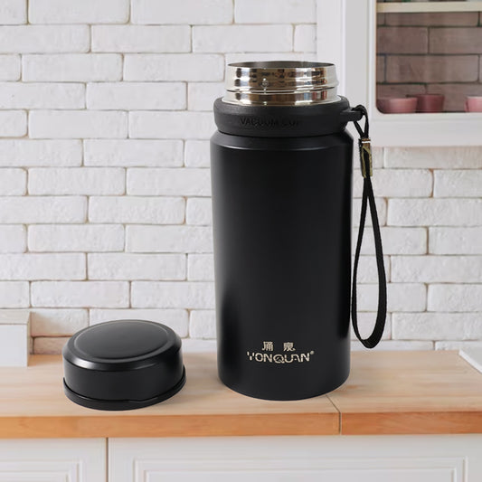 Stainless Steel Insulated Vacuum Bottle (600ml) - Zidbik