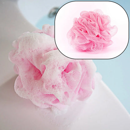 6074 Bath Shower Loofah Sponge Pouf Body Scrubber (Pack Of 6pcs) - Zidbik