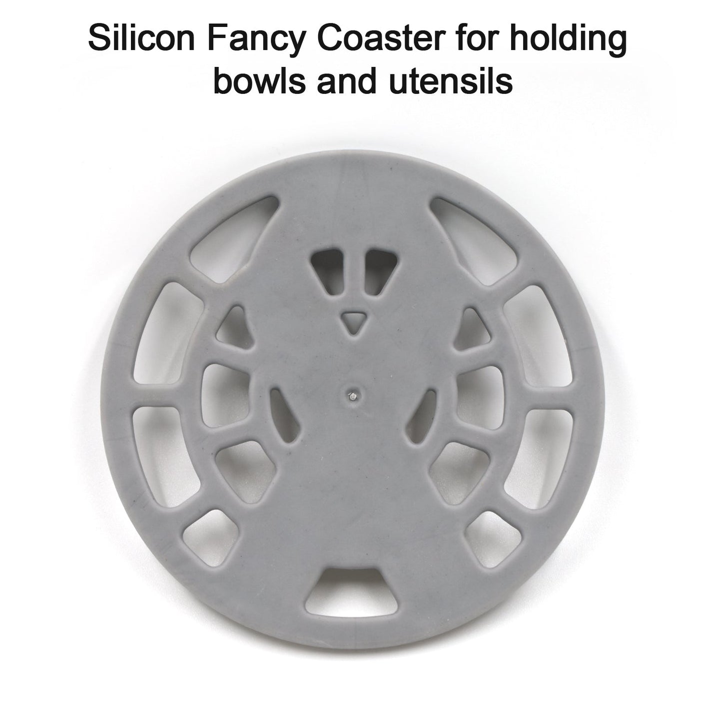 2600 1pc Silicone Fancy Coaster For Holding Bowls And Utensils Including All Kitchen Purposes. - Zidbik