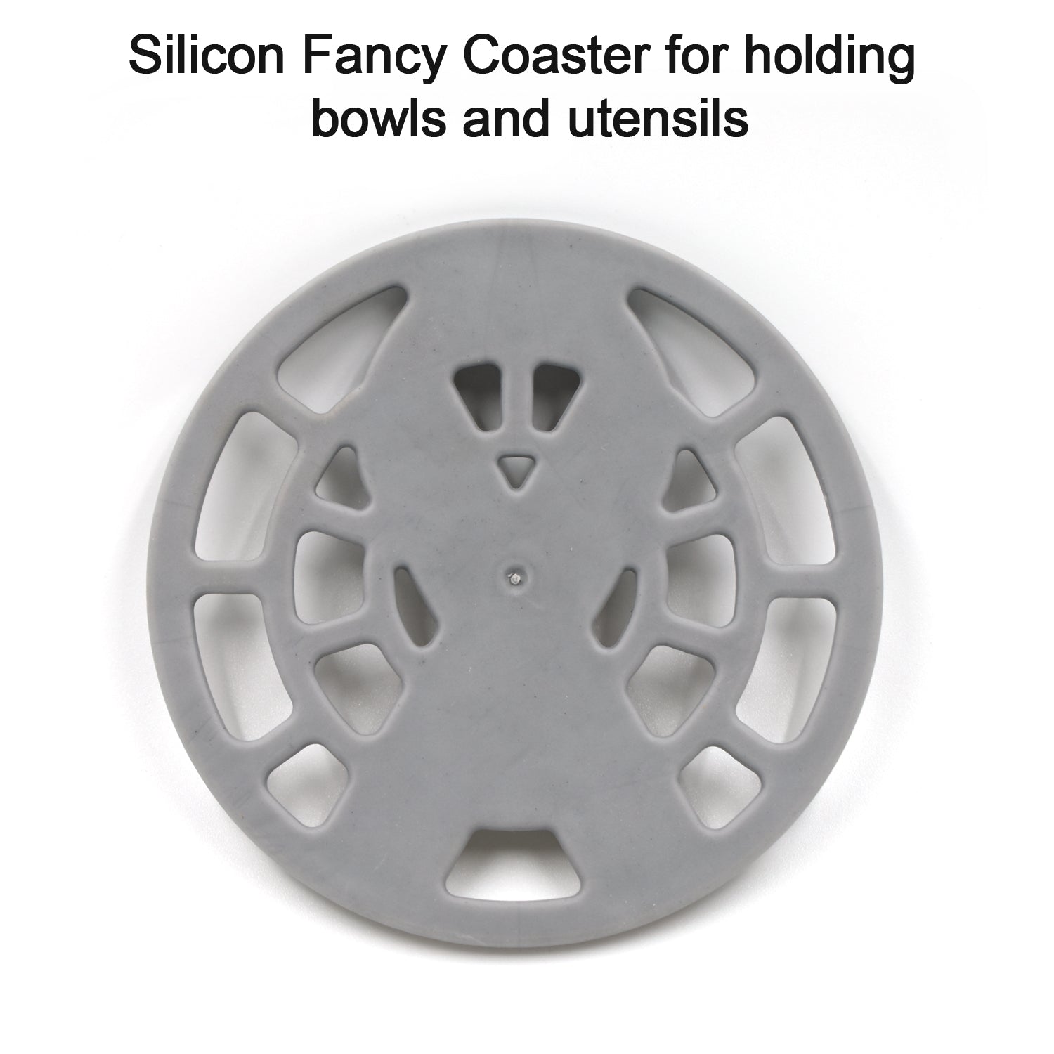 2600 1pc Silicone Fancy Coaster For Holding Bowls And Utensils Including All Kitchen Purposes. - Zidbik