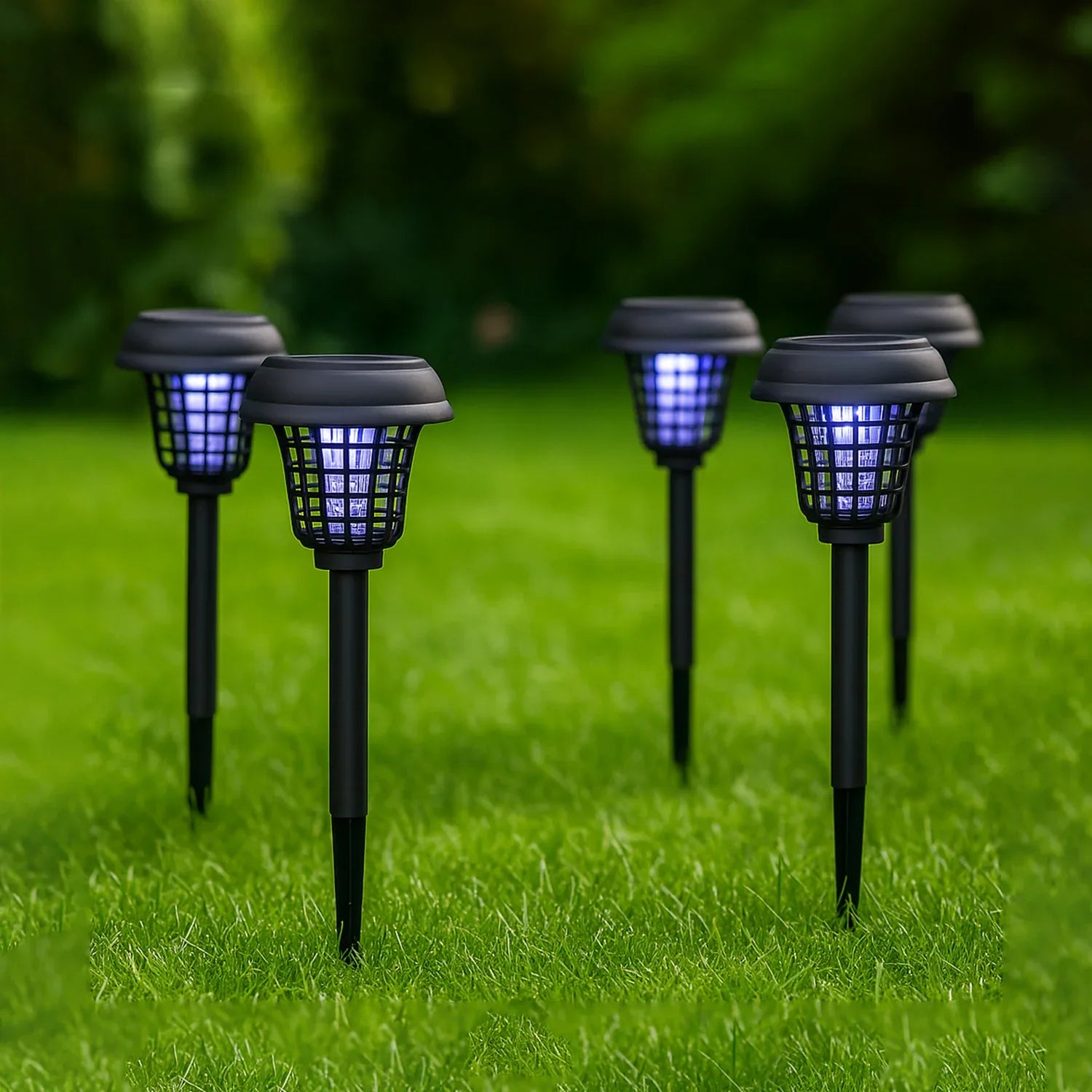 Solar Powered Mosquito Killer Garden Light (5 Pc) - Zidbik