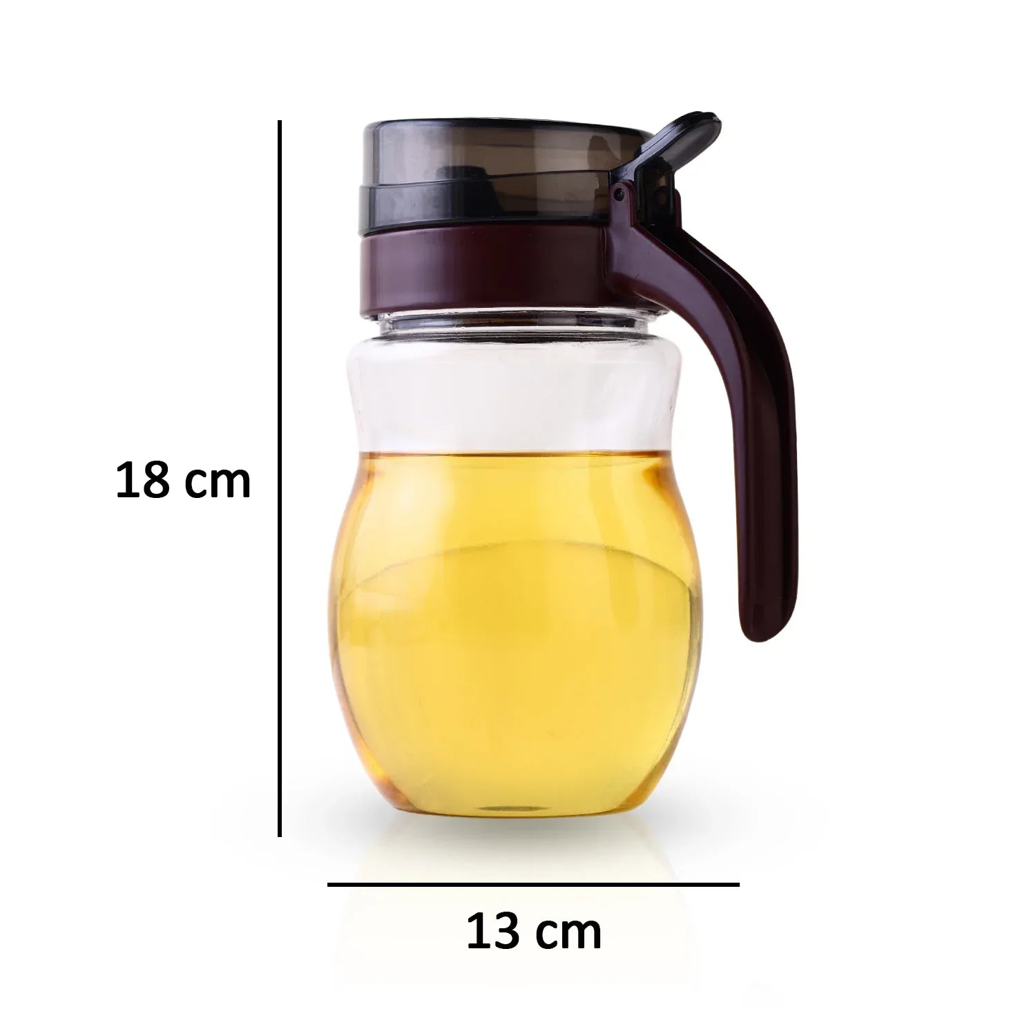8127 Oil Dispenser Stainless Steel With Small Nozzle 650ml - Zidbik