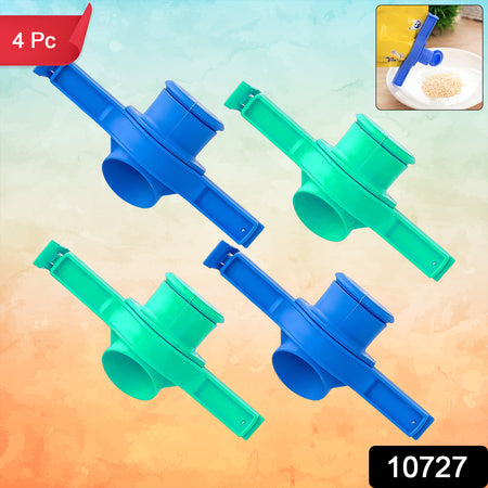 Packet Pourer  Sealer Clip - (4 Pc) - Zidbik