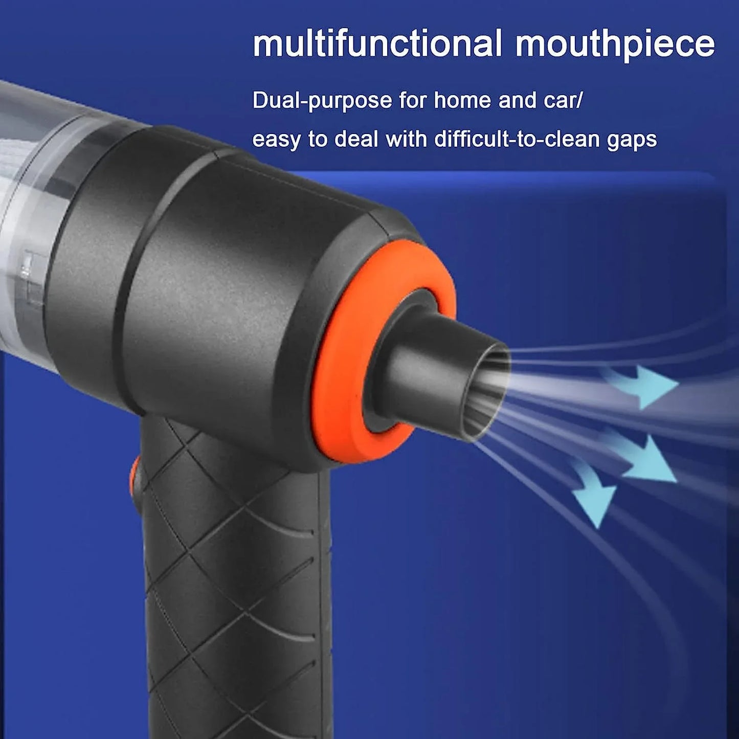 0390 Vacuum Cleaner Dust Collection 2 In 1 Car Vacuum Cleaner High-power Handheld Wireless Vacuum Cleaner Home Car Dual-use Portable Usb Rechargeable Mini Car Vacuum For Vehicle Home And Office - Zidbik