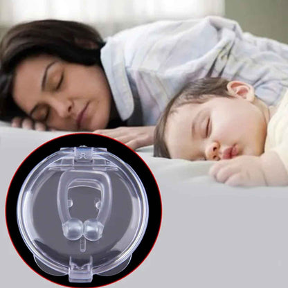 0337 Anti Snore Device For Men And Woman Silicone Magnetic Nose Clip For Heavy Snoring Sleeper Snore Stopper Anti Snoring Device (1 Pc) - Zidbik