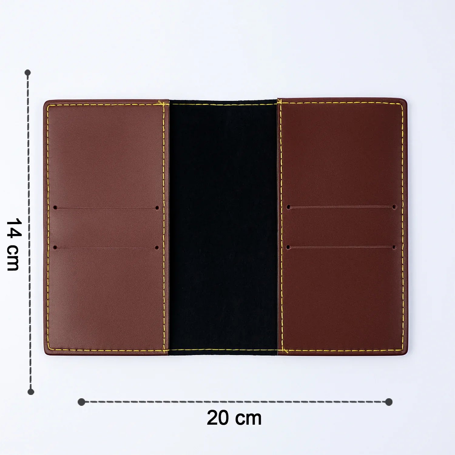 Pu Leather Multipurpose Card Holder Slim Travel Wallet (1 Pc) - Zidbik