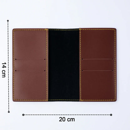 Pu Leather Multipurpose Card Holder Slim Travel Wallet (1 Pc) - Zidbik
