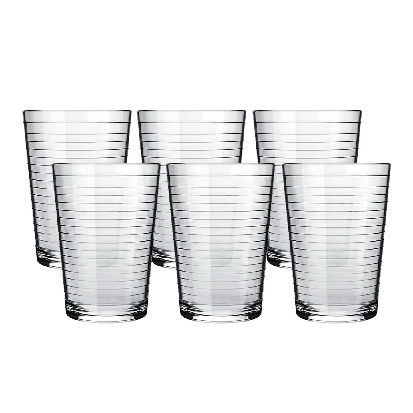 Apex Pyramid Ringo Plastic Glass 300ml Approx Durable Crystal-clear Tumbler - Zidbik