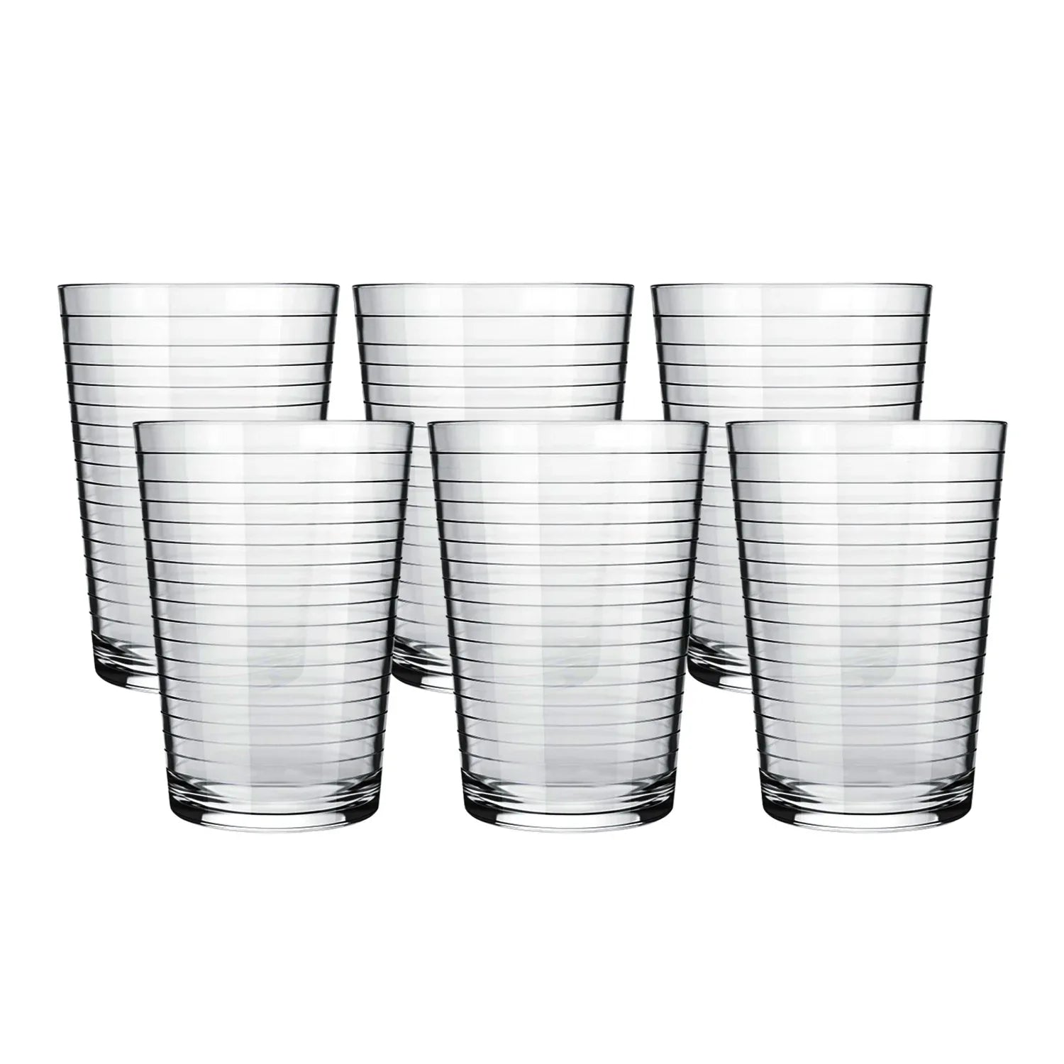 Apex Pyramid Ringo Plastic Glass 300ml Approx Durable Crystal-clear Tumbler - Zidbik