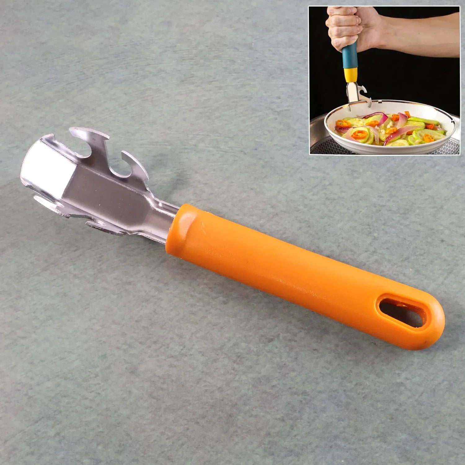 Multi-functional Stainless Steel Hot Pot Gripper Clamp Pan Lifter Tool (1 Pc) - Zidbik