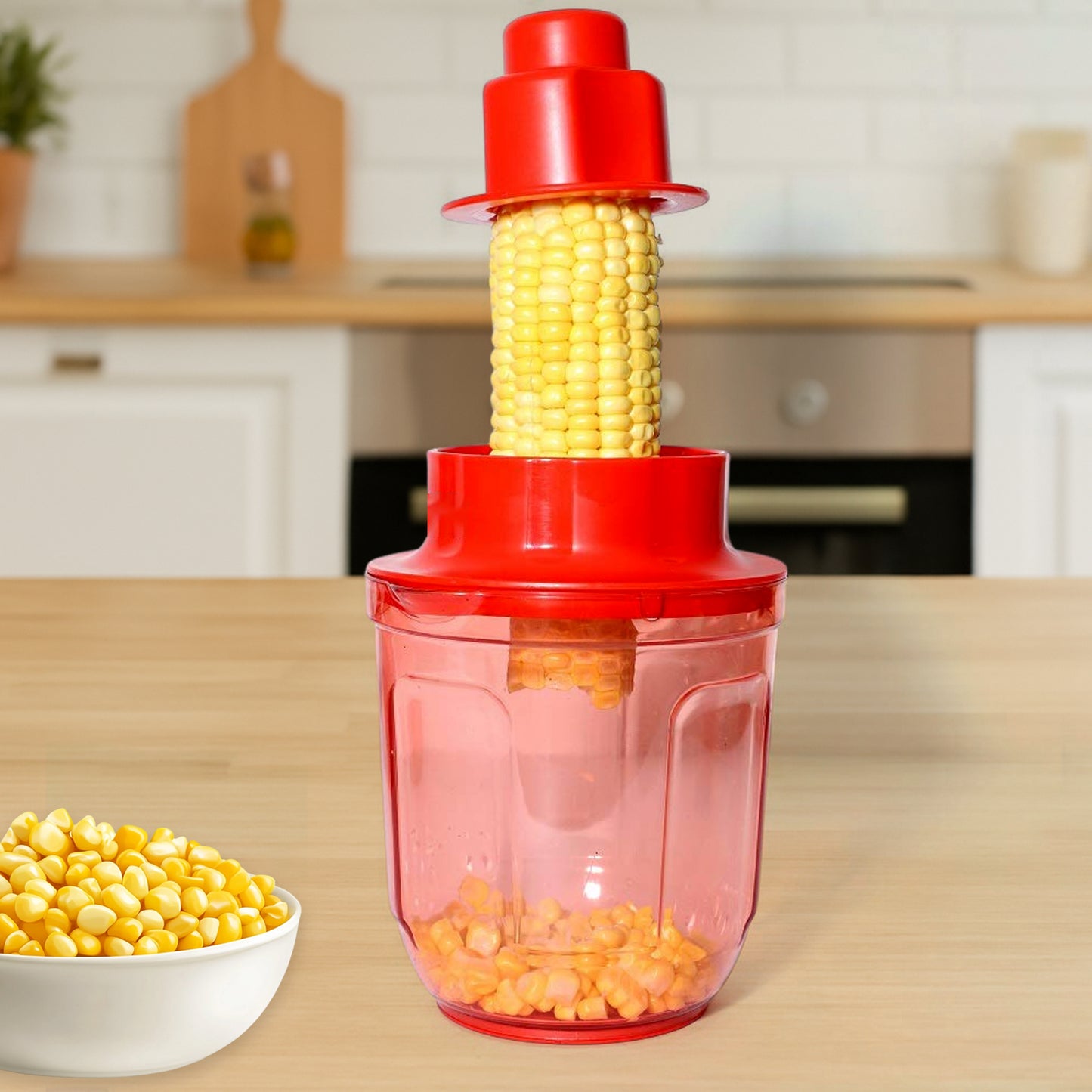 Supermom Corn Cutter With Steel Blades (1 Pc) - Zidbik