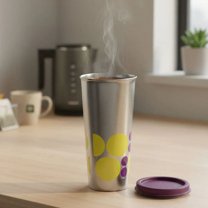 Supermom 600 Ml Stainless Steel Printed Travel Tumbler (1 Pc) - Zidbik
