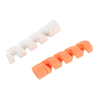 Anti-fray Spiral Cable Protector - (2 Pc  Set) - Zidbik