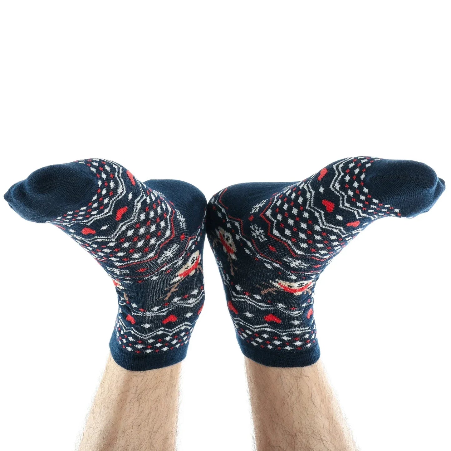 7372 Mix Design Socks For Men. Premium Ankle Length Sports Socks With Thick Cotton Cushion - Zidbik