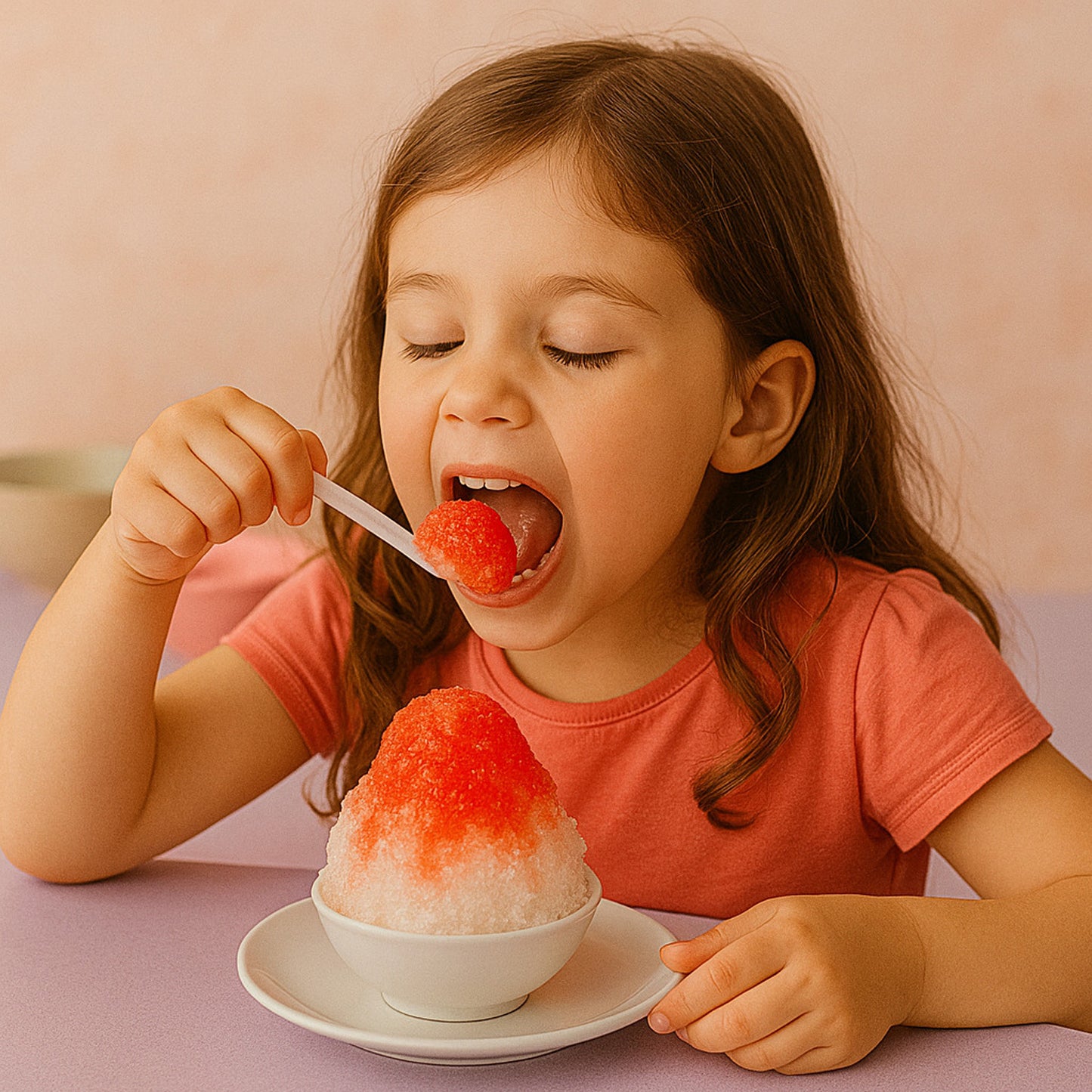 Manual Ice Crusher  Snow Cone Maker With Hand Crank - Zidbik