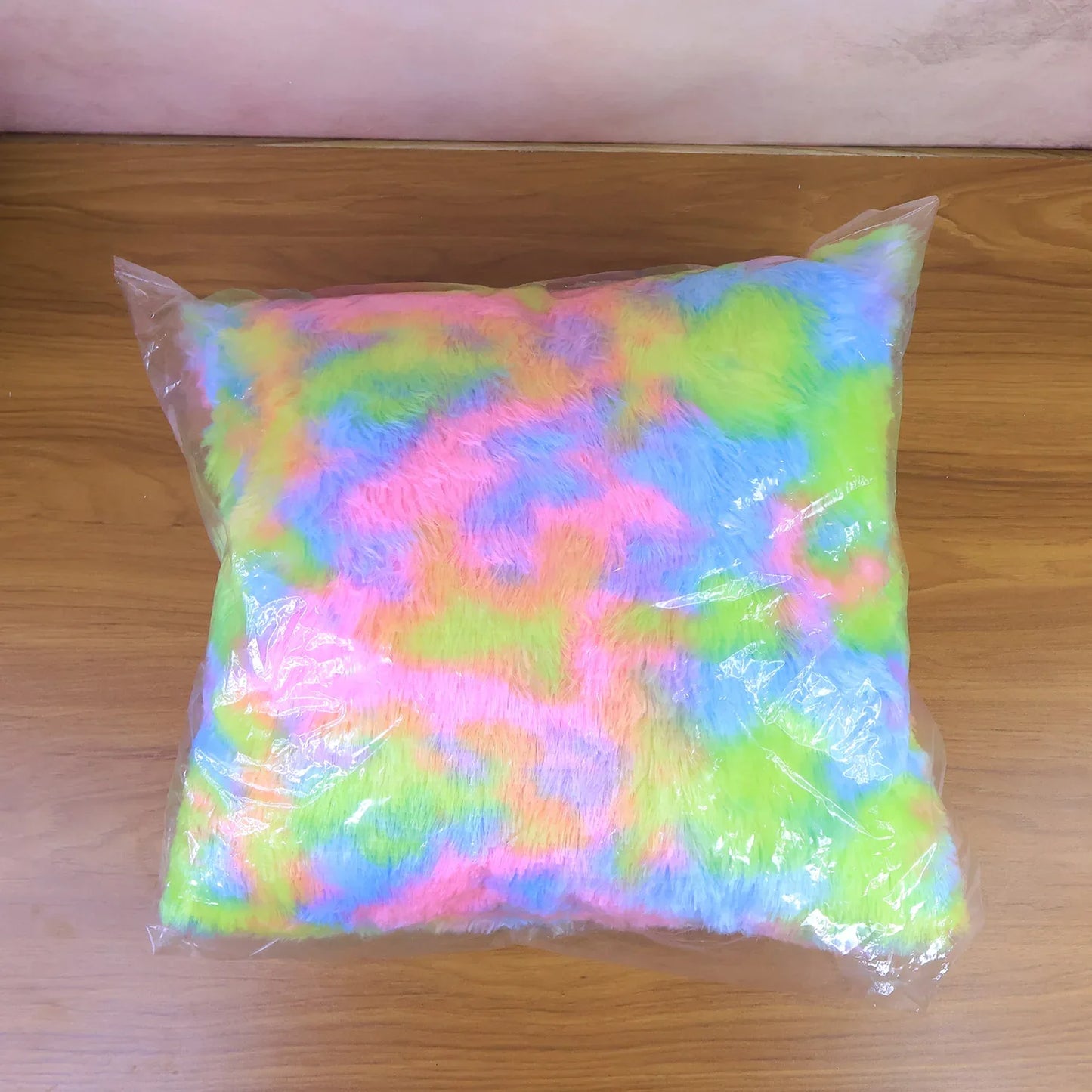 Soft Plush Multicolor Rainbow Cushion Pillow (1 Pc) - Zidbik
