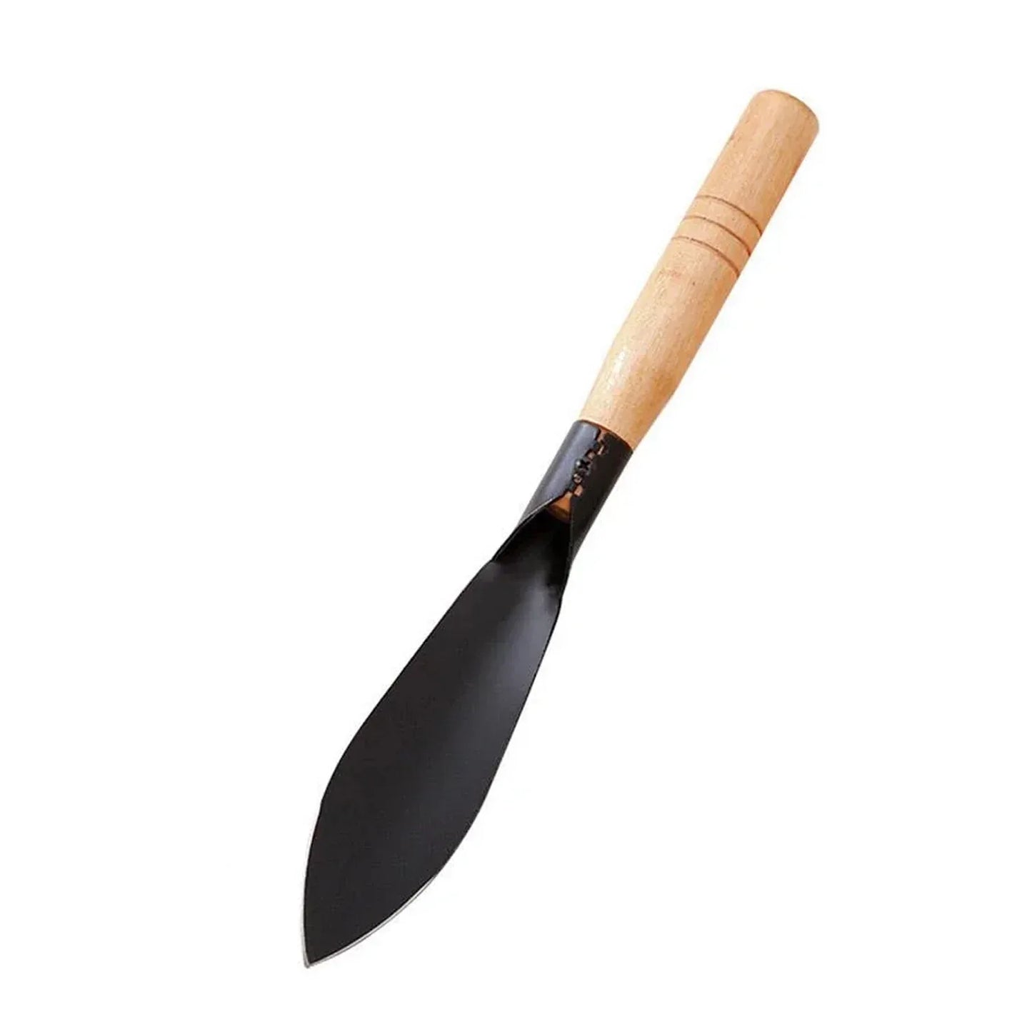 Heavy Duty Gardening Trowel With Wooden Handle (1 Pc) - Zidbik