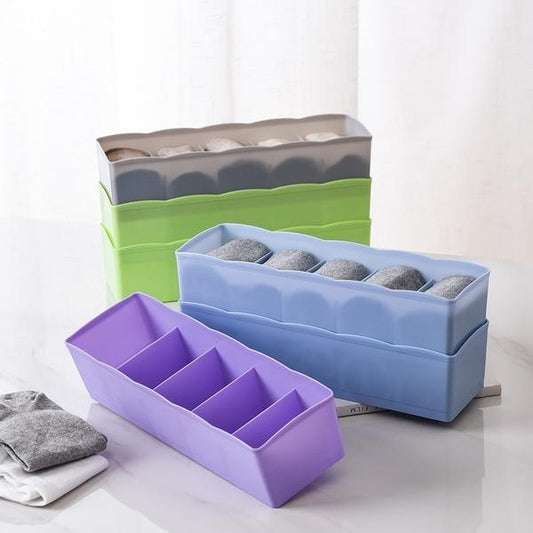 1371 Dividers Tray Organizer Clear Plastic Bead Storage Tray (Multicolour) - Zidbik