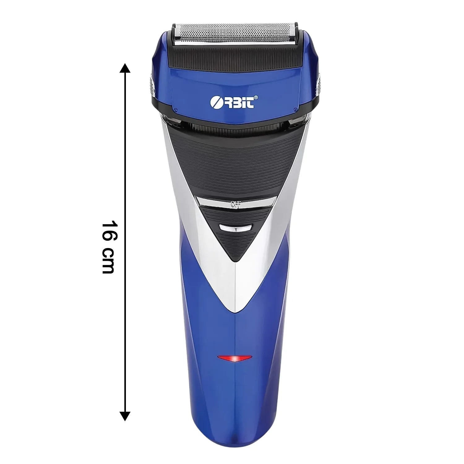 Orbit Rechargeable Electric Foil Shaver 2 Head Shaver With Pop Up Trimmer (1 Pc) - Zidbik