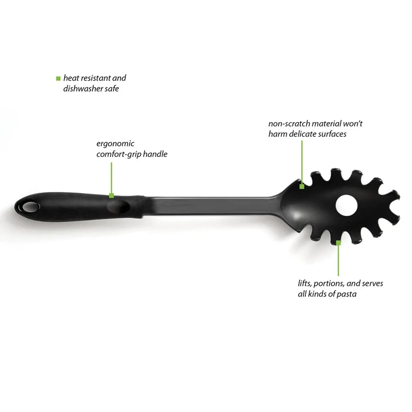 2638 Heat-resistant Pasta Server Baking Tools - Zidbik