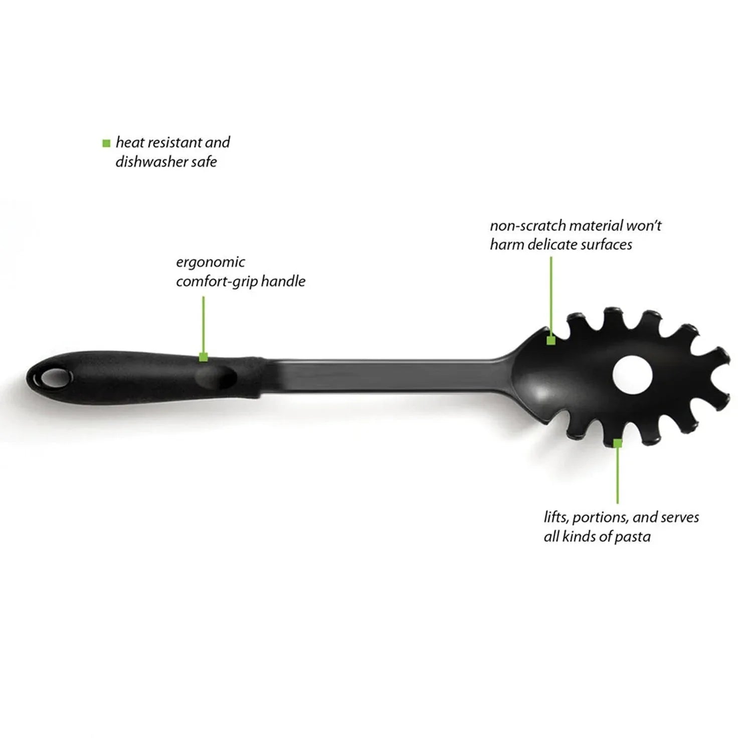 2638 Heat-resistant Pasta Server Baking Tools - Zidbik