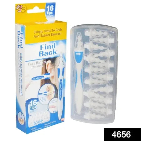 4656 Smart Swab Silicone Easy Earwax Removal With 16 Replacement Disposable Soft Tipsear Wax - Zidbik