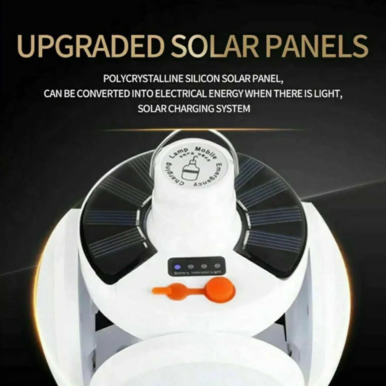 12590 Solar Multi-functional Emergency Led Light Bulb With Usb Charging Led Camping Lamp Camping Lamp Usb Rechargeable 5 Brightness Light Modes Foldable Camping Light Sos Ip65 Waterproof Camping Light Blackout Emergency Equipment Camping Gadgets - Zidbik