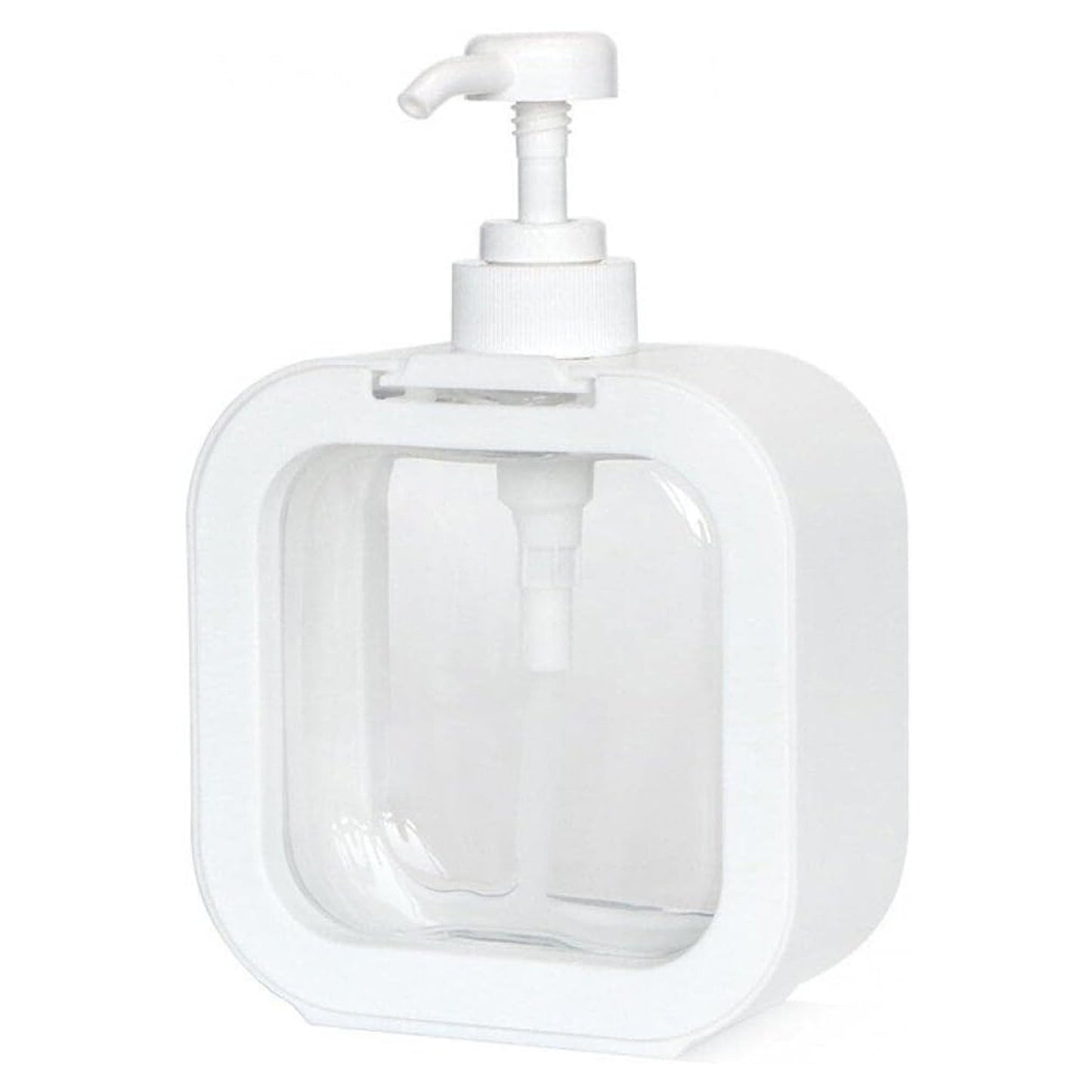 Snap Sink Dispenser Plastic Clear Empty Pump Lotion Bottles (1 Set) - Zidbik